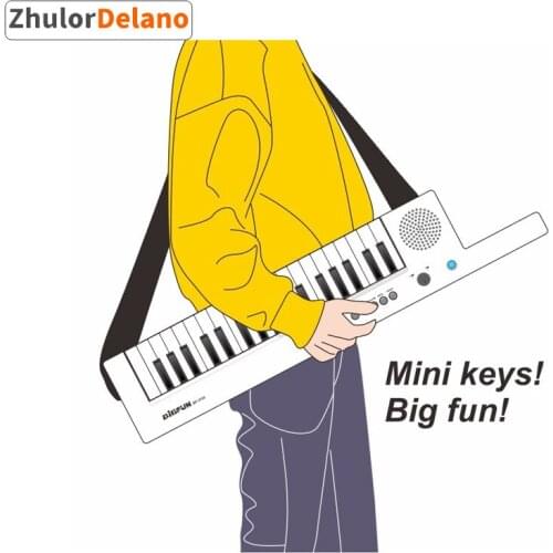 Portable 37-Key Electronic Keyboard Piano Mini Electronic Organ For Children Toy Piano Style Keyboard Guitar Musical Instrument