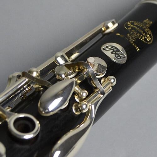 Professional Bb Clarinet RC Ebony Clarinets Ebony Wood Silver Plating Key Musical Instruments Case Mouthpiece Reeds
