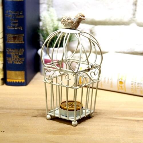 Birdbrains mousse white wrought iron home crafts nightingale bird cage props