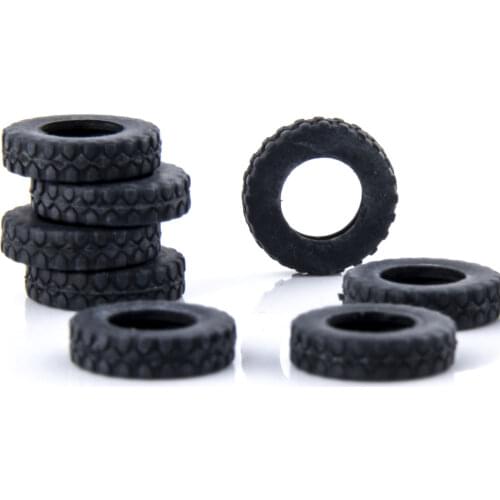 Turbo Racing 1:76 RC Car Rubber Tyres Track decoration 10pc Bag