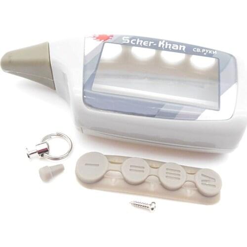 Russia version X5 case keychain for Dagger X5 lcd remote two way car alarm system free shipping