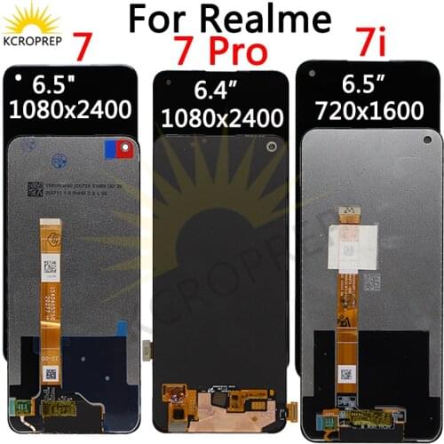 For Realme 7 LCD 5G Display Touch Screen Digitizer Assembly Replacement For OPPO Realme 7i LCD For Realme 7 Pro lcd RMX2170