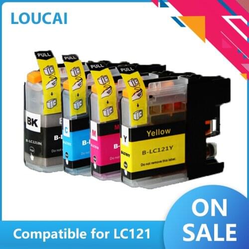 Compatible for Brother LC121 LC 121 lc121 121 for DCP J552DW J752DW J132W J152W J172W MFC J470DW J650DW lc-121 LC-121