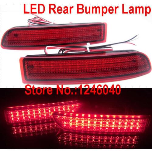 LED Rear bumper reflector light tail brake stop light rear fog lamp for Toyota Avensis Alphard Estima RAV4 Gaia PREVIA IPSUM