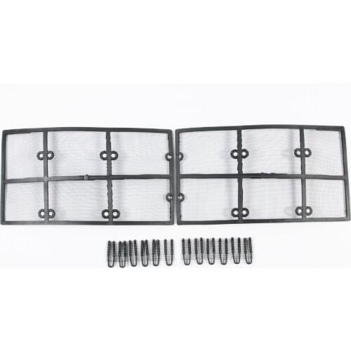 Wtfs Stainless Steel ABS Insect Grille Mesh Grill Inserts Insect Net Insect-Proof Net for LYNK&CO 01 2017 2018 [QP1168]