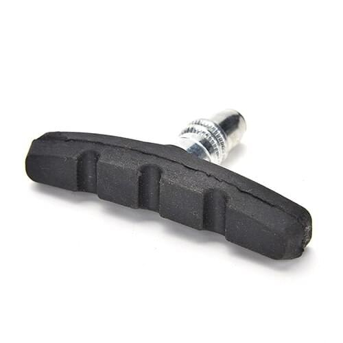 1 Pair Rubber And Steel MTB Mountain Bike Road Bicycle Cycling Braking V-Brake V Brake Pads Blocks Holders Durable Rubber Shoes