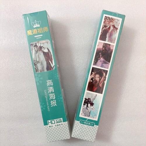 10 Sheets Anime Mo Dao Zu Shi Poster Wall Stickers Anime Around Fans Collection Gift 42*29 cm
