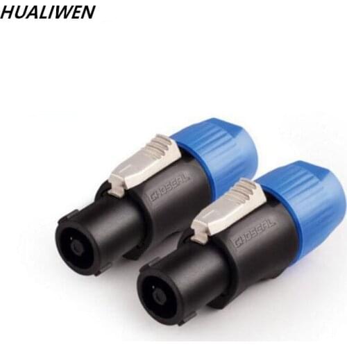 QD2004 circular interpolation professional audio plug-ohm speaker the first four-core plug