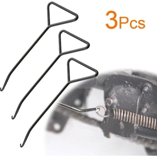 3 Pieces Motorcycle Car Kart T-Handle Spring Hook Exhaust Stand Puller Stainless Steel Removing Tool