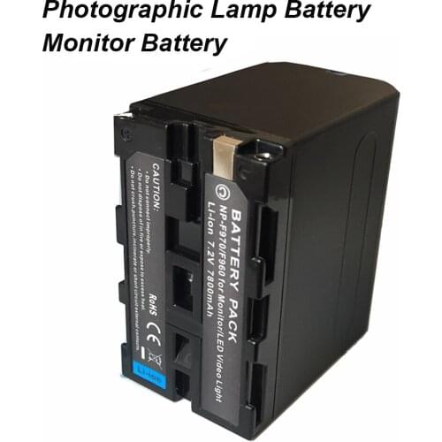 7800mAh NP-F970 NP F970 F960 Photographic Lamp Battery for LED Video Light Lamp Battery For Monitor LED Video Light