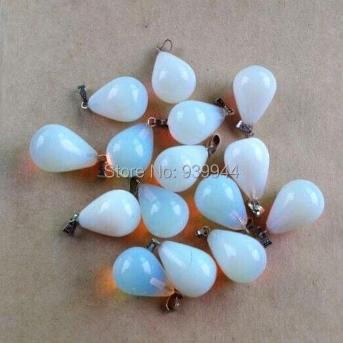 Free shipping 2016 Hot Sale Natural opal Stone Pendants Point Pendants Charms pendants teardrop water drop Wholesale