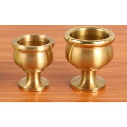 Holy Water Cup for Buddhist Hall Utensils copper material