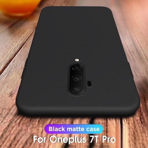 Phone Case On For Oneplus 7T Pro 7T Matte Silicone TPU Back Cover Fundas Cases For One Plus 7 7 Pro 6 6T 5 5T 6t 7 t Pro 7 Cover