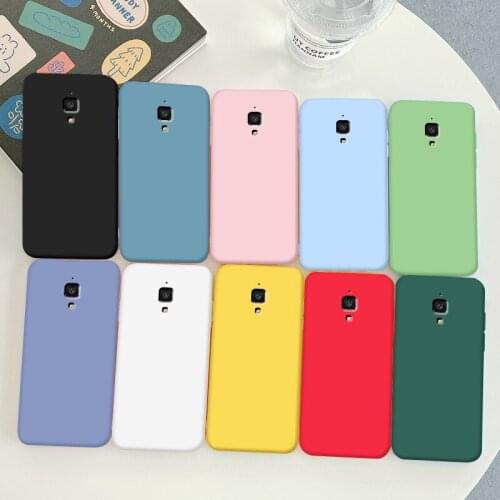 For Xiaomi 4 Case Soft TPU Silicone Case Macaron Colors Candy Black Simple Phone Back Cover