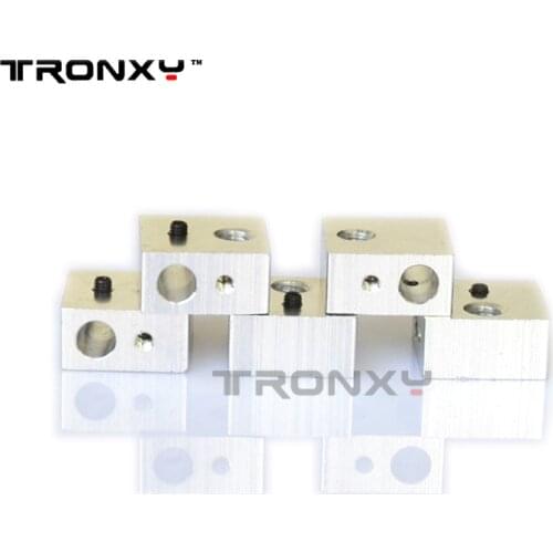 Tronxy 3D printer parts Heated Block use for 3d printer extruder Heating tube 20*20*10mm/16*16*10mm free shipping
