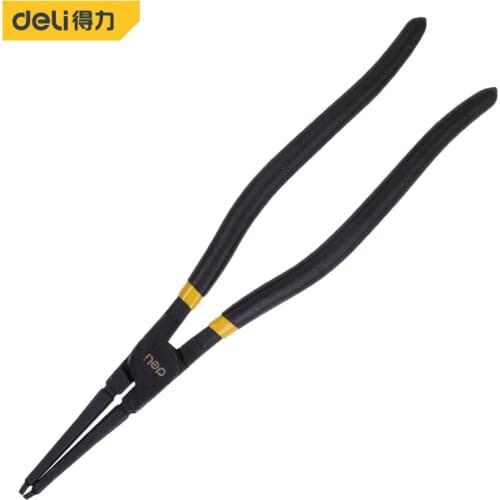 DL21221 Professional 13 inches Internal Circlip Pliers External Bend Clamp Point Shaft Snap Ring Bent Nose Repair Hand Tools