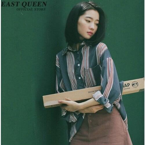EASTQUEEN Blue Blouses