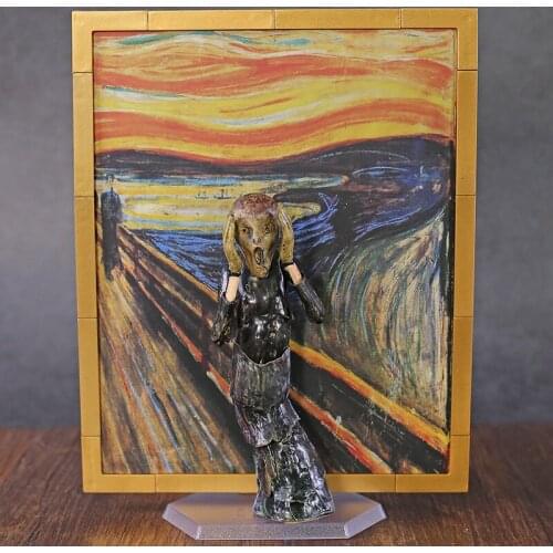 Figma SP-086 The Scream The Table Museum Desk Art Gallery PVC Action Figure Collectible Model Toy