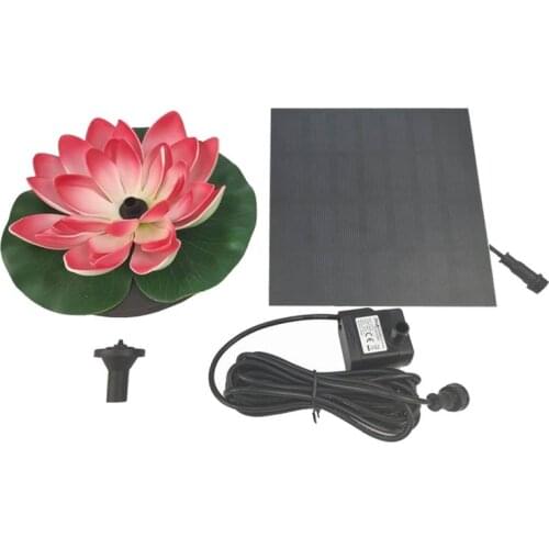 Solar Fountain Solar Water Pump with Solar Panel 7V 2.5W Garden Decoration Bird Bath Pool Pond Aquarium Floating Water Fountain