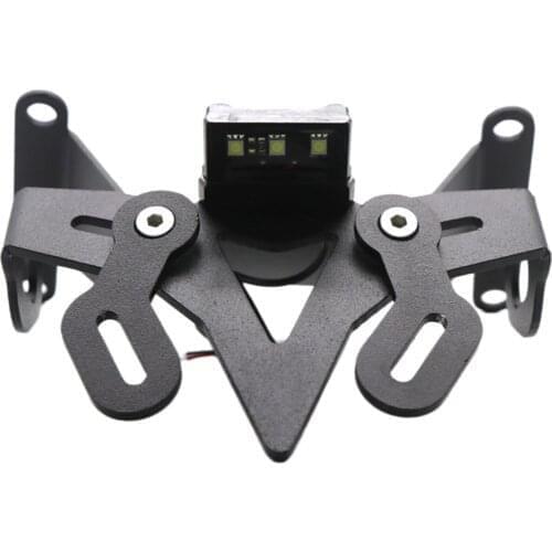 Motorbike Motorcycle License Plate Holder Bracket w/Lights Compatible with Honda CB650R 2019