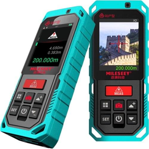 Mileseey P7 Upgraded Version Outdoor Laser Rangefinder, 4x Zoom Measurement Distance With a Bluetooth Digital Camera Features