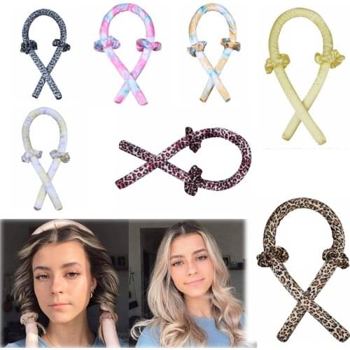 Heatless Curling Rod Headband Lazy Curler Silk Curling Ribbon Silk Curling Ribbon Heatless Hair Curling Ribbon Make Hair Curly