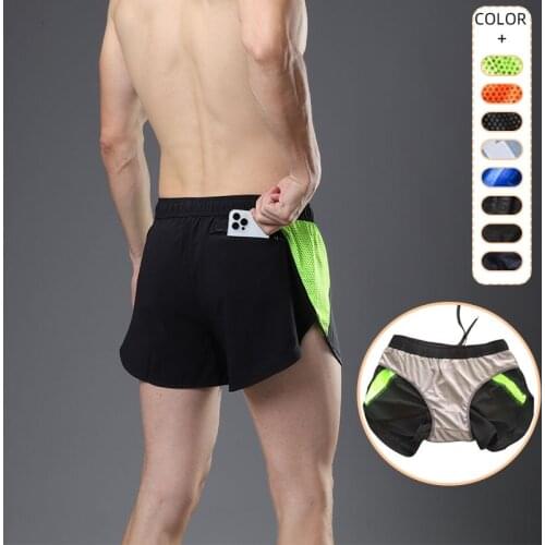 Summer Marathon Sports Three-point Pants Mens Basketball Running Training Fitness Breathable Mens Workout Shorts Sweatpants