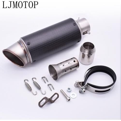 Motorcycle exhaust escape Modified Carbon fiber Moto Exhaust system For Honda CBR250R CBR 250R VFR 1200 F VFR1200 NC 750 S/X