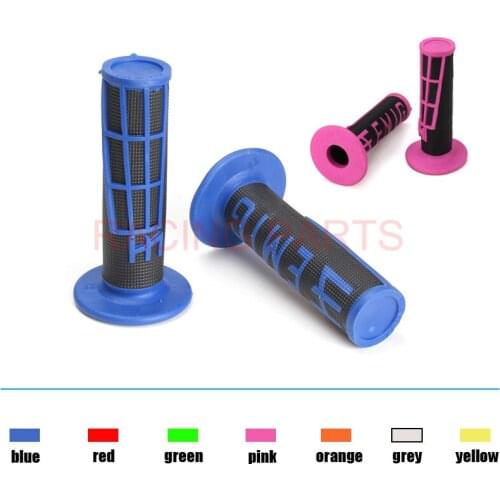 6 colors Motorcycle grips Motocross grip handle bar DIRT PIT BIKE MOTOCROSS 7/8" HANDLEBAR RUBBER Dual Density MX Grips