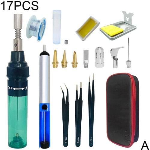 Welding Tool Set Welder Gas Soldering Repair Electric Soldering Pen Iron Portable Multifunctional Electronics DIY Butane/Gas
