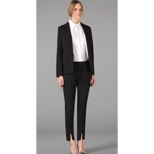 New 2015 Custom made Autumn Winter Fashion Women suits Elegant Female Beautician Work Uniform