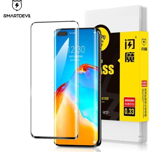 SmartDevil Screen Protector for Huawei P40 Pro plus Full Cover HD Clear Tempered Glass Anti Blue Ray