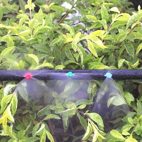 30Pcs 90/180/360 Degrees Refraction Spray Nozzle Garden Greenhouse Irrigation System Misting Sprinkler Head