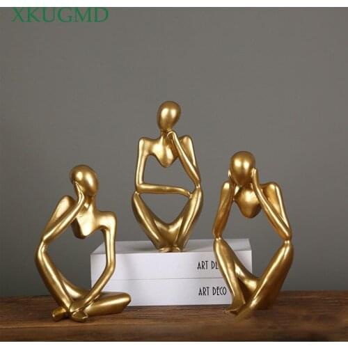 Nordic Creative Resin Abstract Body Art Sculpture Mask Decoration Cafe Living Room Home Decorat Ornaments