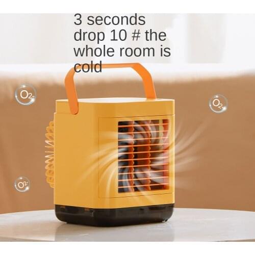 Negative ion water-cooled air conditioning fan negative desktop small office moisturizing spray air cooler