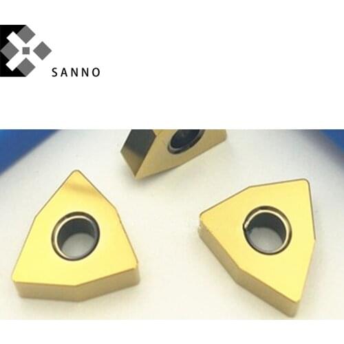 WNMA080404 / 080408 A66N ceramic coating milling cutter tools blade cnc carbide milling inserts for cast iron, steel