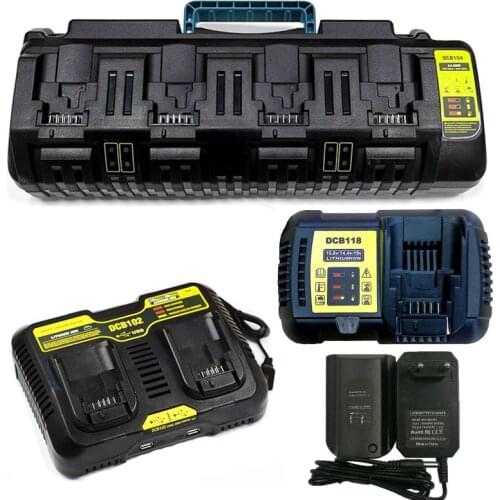 Li-Ion Battery Charger DCB104 DCB102 DCB118 DCB1418 For Dewalt 14.4V 18V 20V Lithium Battery DCB140 DCB183 DCB200