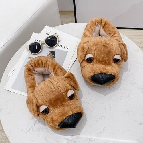 Winter Plush Keep Warm Womens Slippers Animal Funny Designer Fluffy House Slippers Women Light Soft Cute Slippers Bread Shoes