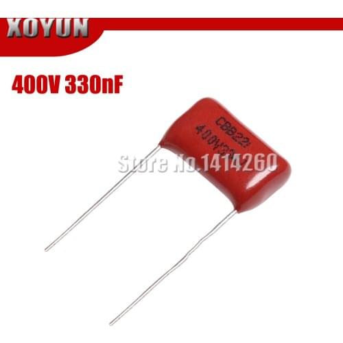 10PCS 400V334J 0.33UF Pitch 15mm 400V 330NF 334 CBB Polypropylene film capacitor