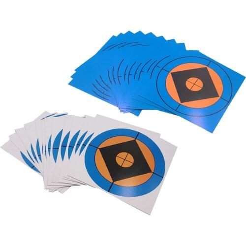 100Sheets Self-Adhesive Reactivity Shooting Stickers Pasters Hunting Bow Gun Target Papers Stickers