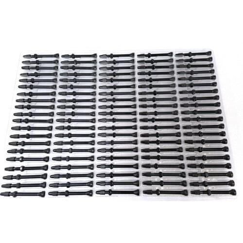 2 Pcs/set Tubeless presta valve aluminum alloy Road MTB bike 36mm 40mm 46mm 60mm Tubeless Valve Core Cap Adapter Cycling bicycle