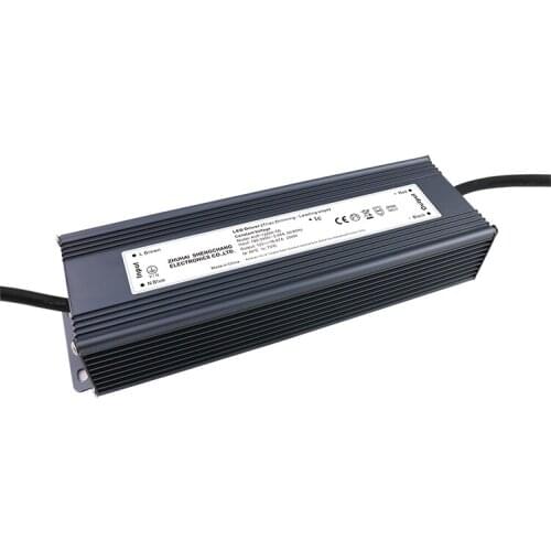 24W 200W Triac dimmable led driver waterproof light transformer AC 220V to dc12v led power supply 24V,AC90-130V/AC180-250V input