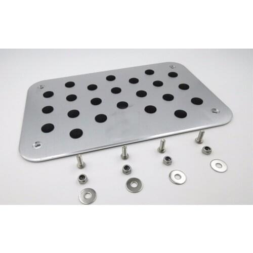 TTCR-II Car Accessory For Peugeot 2008 3008 4008 5008 206 207 307 308 407 408 508 607 Floor Carpet Mat Pedal Pad Footrest Plate