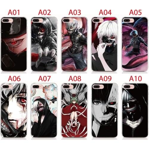 For ZTE Blade A7S 20 A5 A7 2020 L7 A320 V8 Mini V8 Lite V7 Max A520 Soft TPU Back Japanese Anime Bloody Tokyo Ghouls Phone Cases