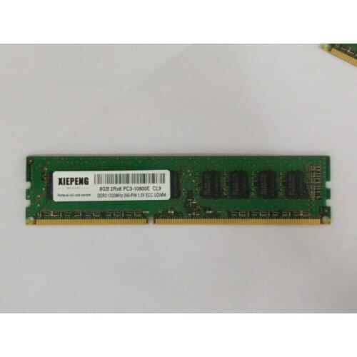 For IBM System x3200 M2 x3100 M4 x3100 M3 x3250 M2 Server RAM 8GB 2Rx8 PC3-10600 4G DDR3 1333MHz ECC unbuffered Memory DDR3-1333
