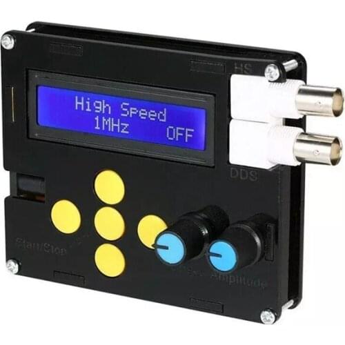 DDS LCD Signal Generator Display Line Frequency Sawtooth Wave Test LCD Low Clip N7V6 EU Plug