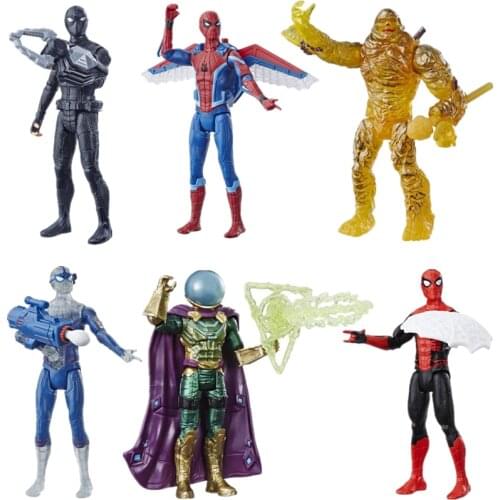 Hasbro Marvel Spider Man 6-inch Movie Character Series Stealth Armor Spider Man Anime Figure Dbz Shf