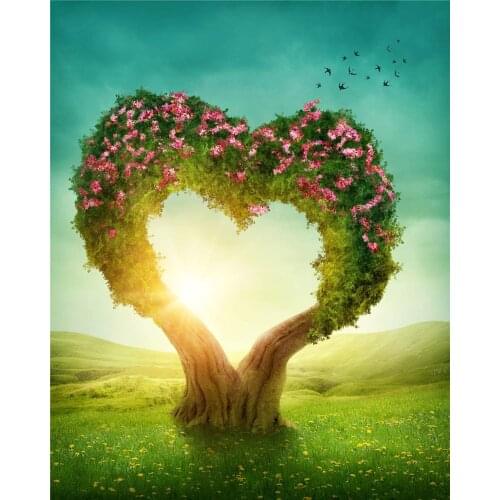 JMINE Div 5D love Heart Tree Flower Full Diamond Painting cross stitch kits art High Quality Plant 3D paint by diamonds