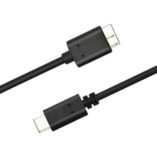 2Pack(0.2/1M) Type C to Micro B Hard Drive Cord Cable Compatible with Toshiba/Seagate/WD External Hard Drive,MacBook pro and etc