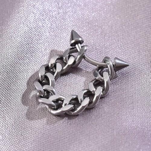 5 Color Fake Nose Ring Hoop Non Piercing chain Nose Septum Rings Goth Magnet Nose Punk Fake Body Jewelry Unusual Costume Jewelry